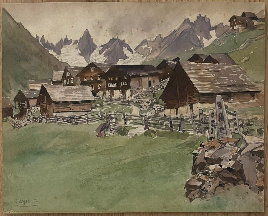 Johann Jakob Wyss (18761936) Landschafts Aquarell Kaufen auf Ricardo