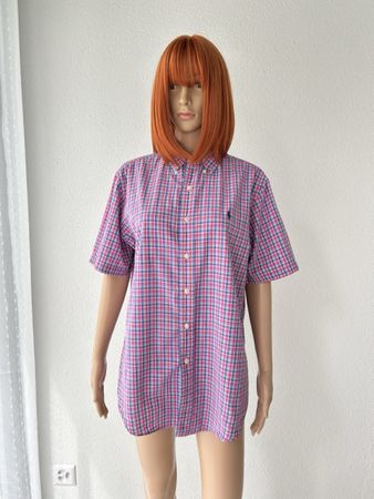 Ralph Lauren Classic Fit Shirt, Pink Check, Size M