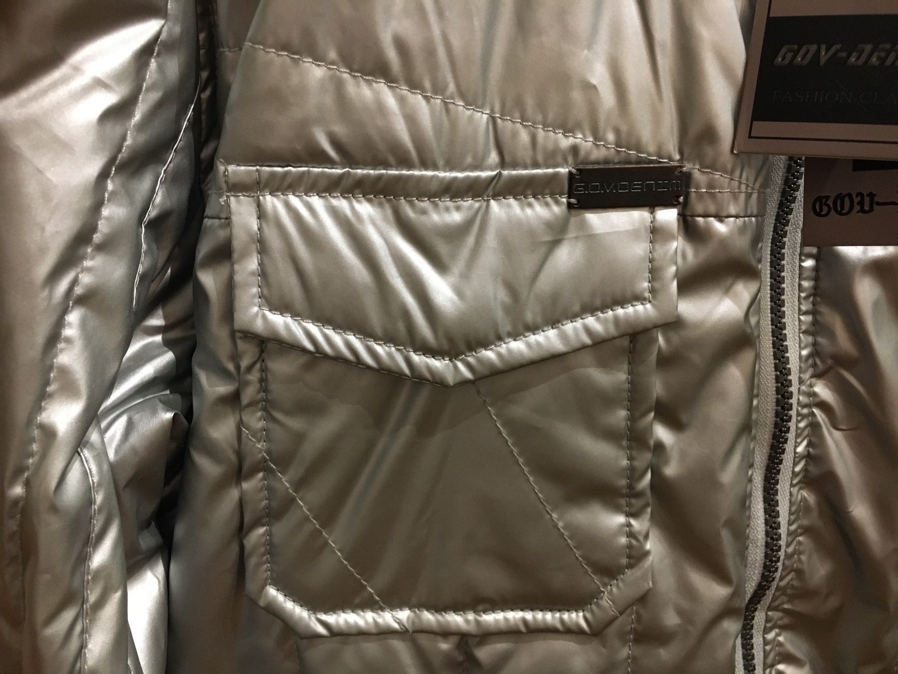 Giacche: GOV DENIM - Herren Jacke, silber, S – Nuovo (secondo la descrizione) da Luzern venduto da Jiggy_8898 2
