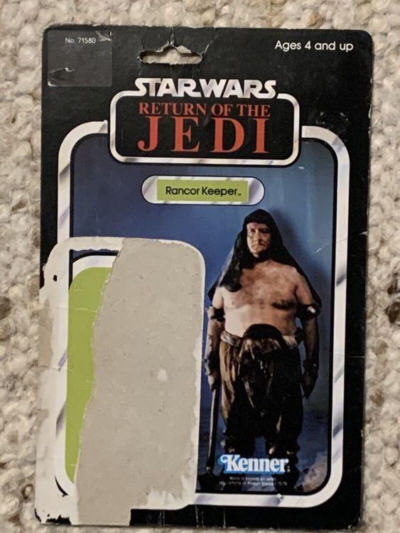 Star Wars Vintage Kenner 1983 Rancor Keeper ROTJ 77 Back (Gebraucht) in ...