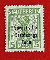 DEUTSCHLAND BERLIN ÜBERDRUCK SOWJETISCHE BESATZUNG 1946**
