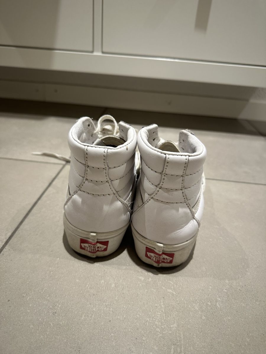 Vans Scarpe da uomo: Vans montantes en cuir blanc! – Usato da Bulle venduto da Miriammf_6 1