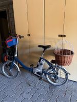 Flyer E-Bike Klapprad 25 km, inklusive komf. Hundekorb