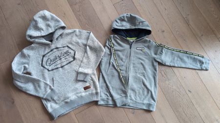 Bench Zip-Hoodie & Quiksilver Hoodie, Gr. 152 Top Zustand