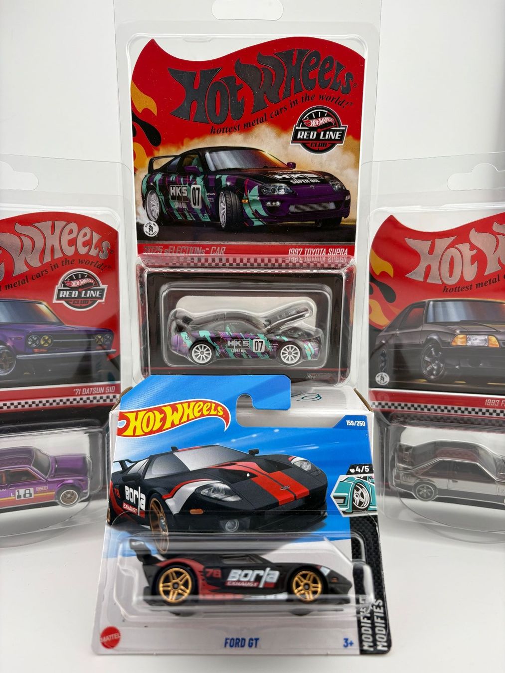 Hot Wheels Modellini d'auto: Hot Wheels Ford GT Borla - 2025 - 159/250 – Nuovo e nell'imballaggio originale da Flawil venduto da HeisseReifen