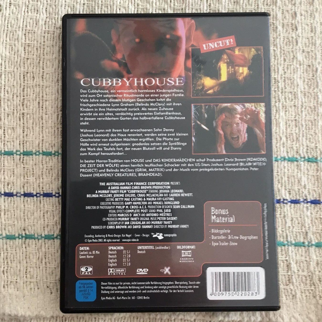 Tutti i DVDs: Cubby House Spielplatz des Teufels dvd – Usato da Blauen venduto da berlingo65 1