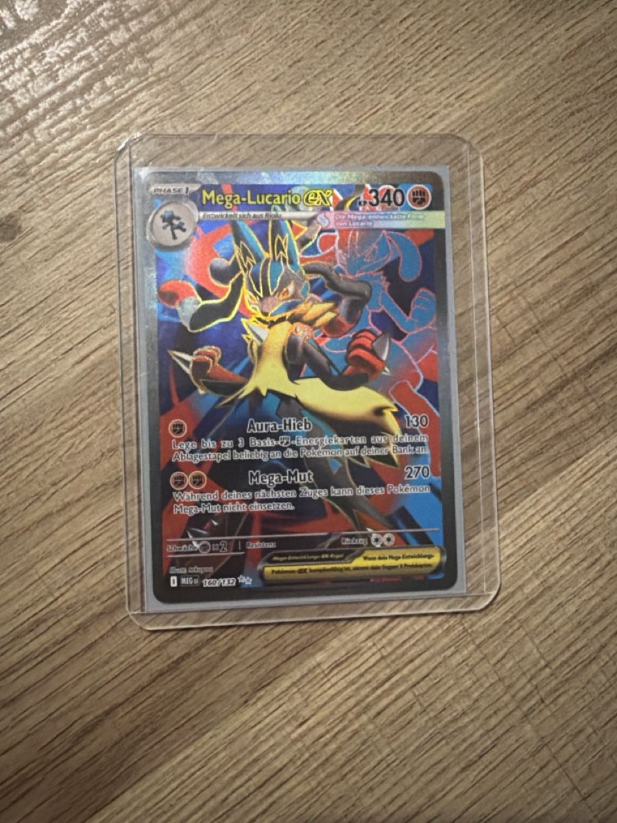 Pokémon Carte collezionabili: Mega Lucario Ex 160/132 – Usato da Hagendorn venduto da masterchieff