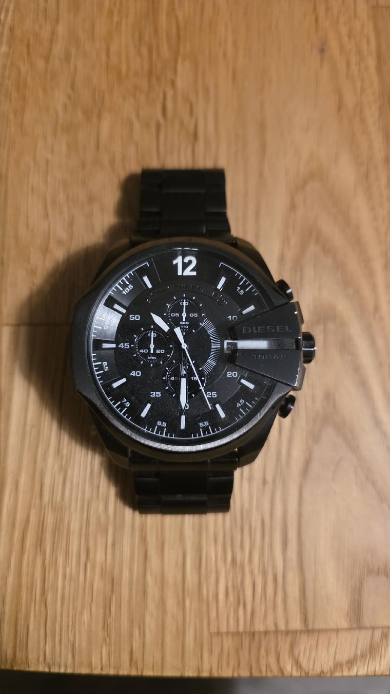 Diesel Orologi: Diesel Mega Chief Chronograph Armbanduhr – Usato da Aarau venduto da ST33