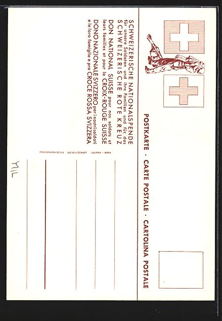 Fotos, Briefe & Postkarten: sign. H. Beutler: Schweizerisches Rot-Kr – Gebraucht aus Berlin von bartko-reher 1