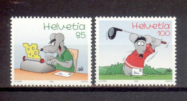 Tutti i francobolli: 2005, Sondermarken Comics ** (2) – Usato da Willisau venduto da Vollstempel