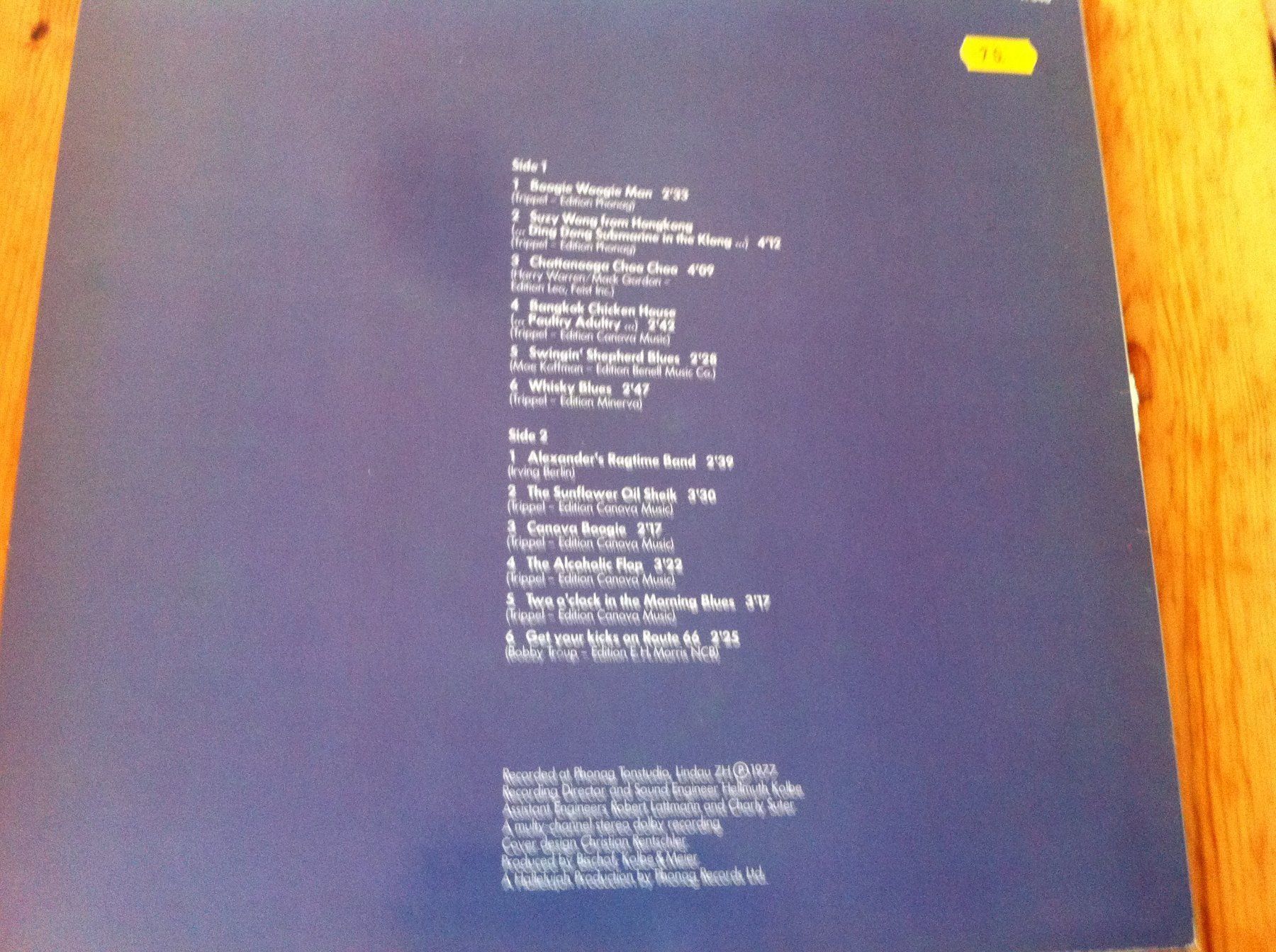 Dischi in vinile: 2 LP Boogie-Woogie 1977/1982 – Usato da Brunnen venduto da Artemis53 3