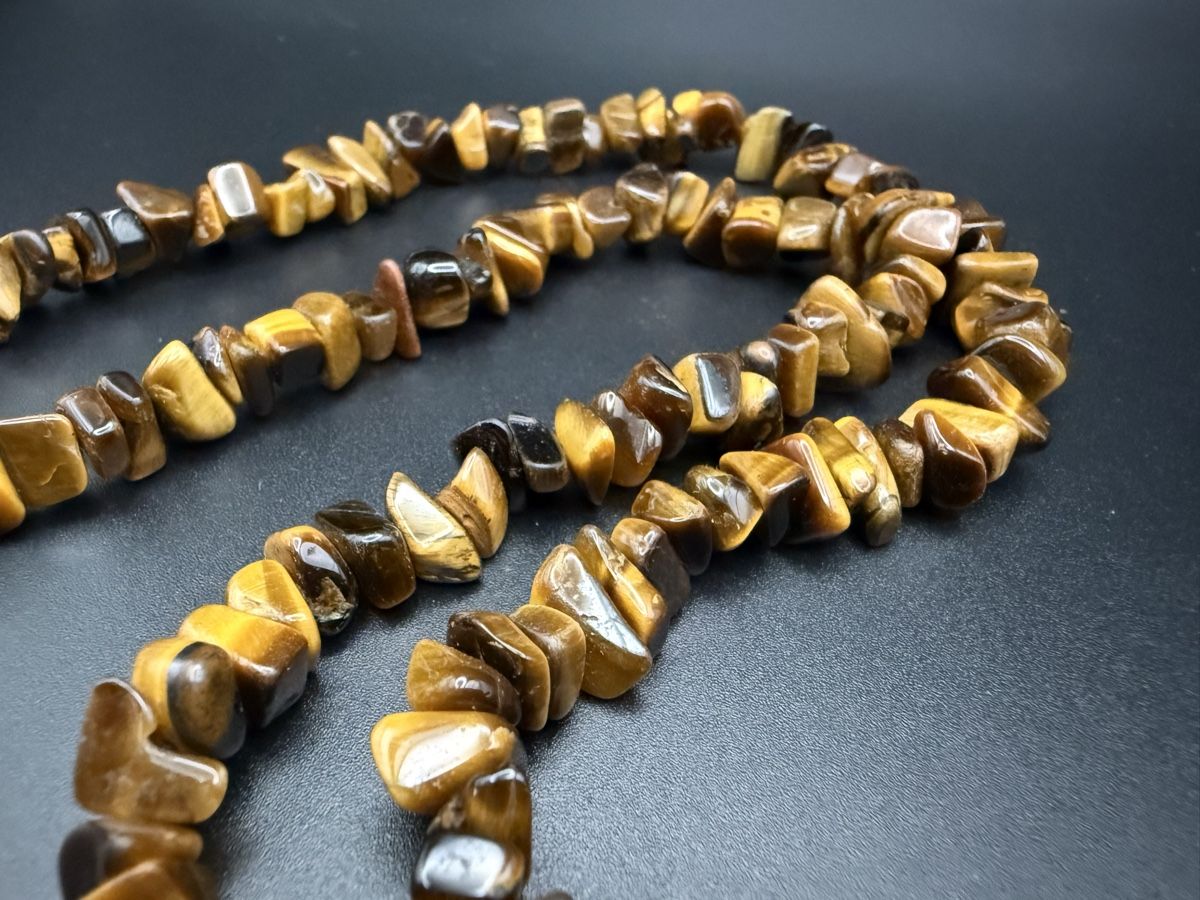 Catenine: Natürliche Tigerauge Halskette – Usato da Lamone venduto da LaCantinaMagica 2