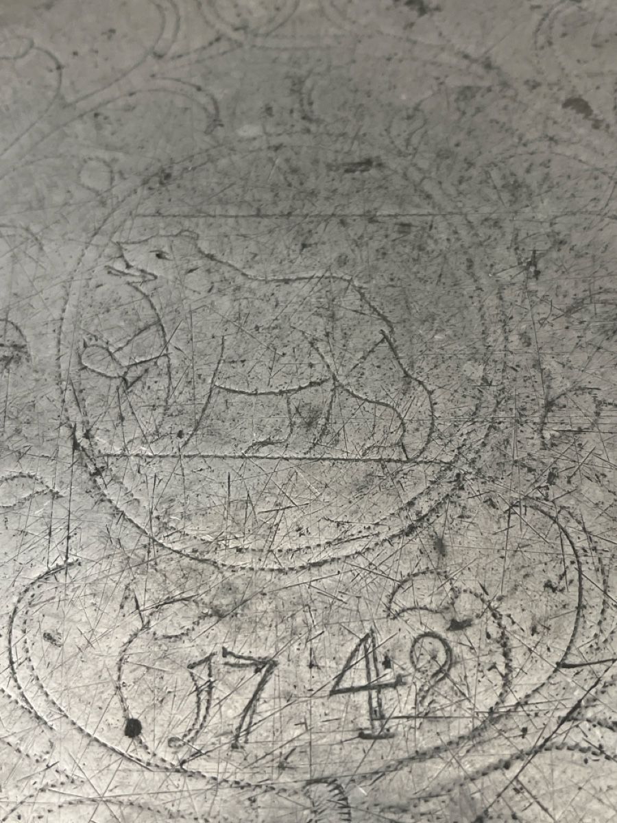 Piatti di portata: Plat en étain 1710 avec ours bernois – Usato da Prangins venduto da Rodard8 2