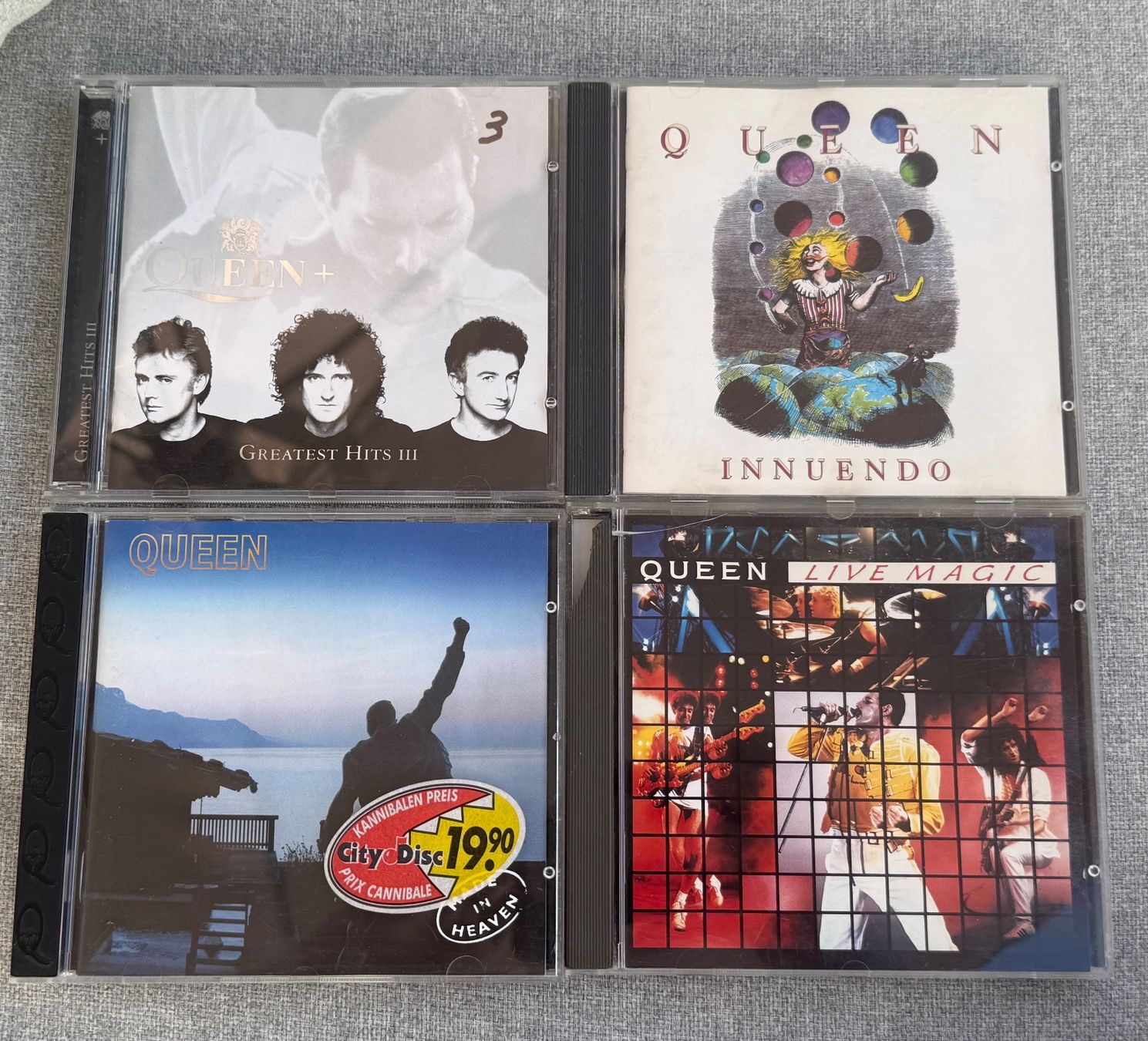CDs: Lot de 9 CD de Queen – Gebraucht aus Denges von peumens