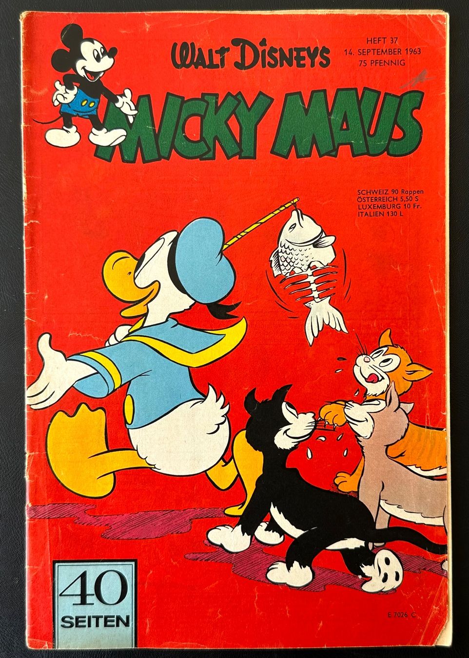 Fumetti: Mickey Maus Nr. 37 1963 – Usato da Seltisberg venduto da quadartswiss