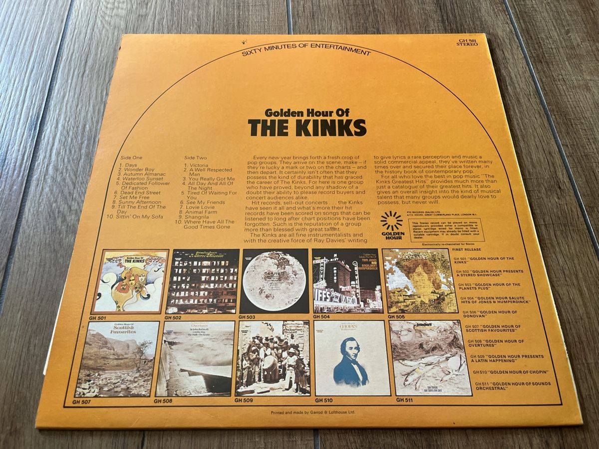 Dischi in vinile: The Kinks - Golden Hour – Usato da Uster venduto da mojorisin01 1