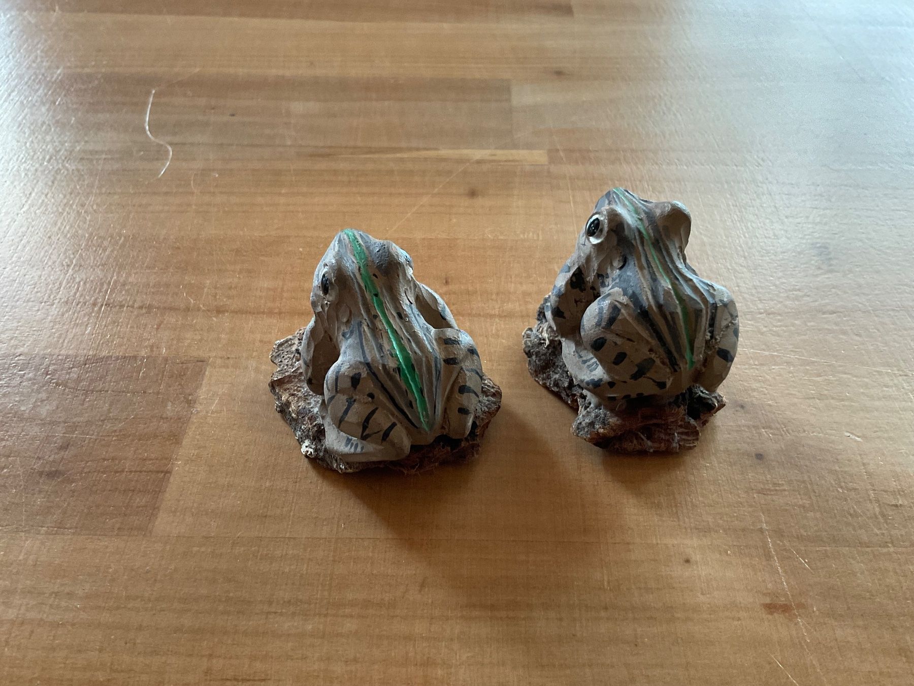 Statuette: Frosch Figuren aus Holz – Usato da Rümlang venduto da euqinom16 1