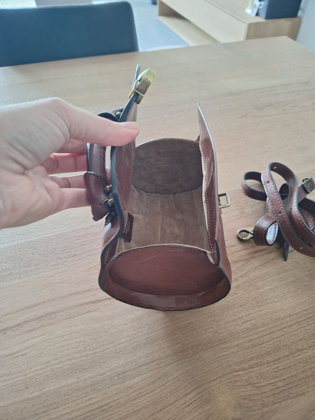 Taschen für Damen: Sac à main en cuir vintage unique – Neu (gemäss Beschreibung) aus Nyon von smoret2 1