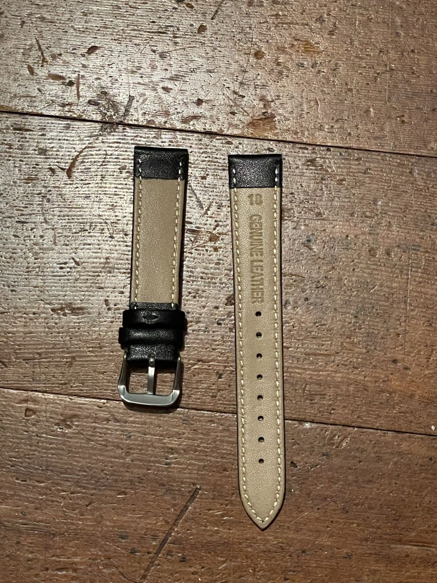 Bracciali & Braccialetti: Uhrarmband 18mm Glattleder – Nuovo (secondo la descrizione) da Binningen venduto da ZiggZagg 1