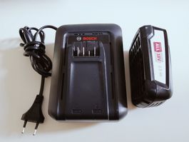 Neuer Bosch Akku mit Ladegerät alliance 18 v mit 2 Jahre Gar