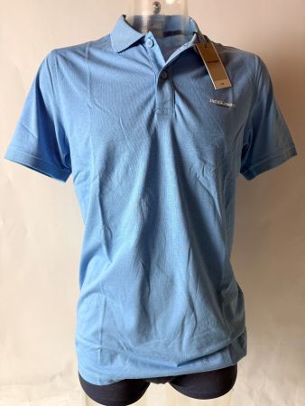 JACK & JONES, Poloshirt, Grösse L, Farbe Hellblau