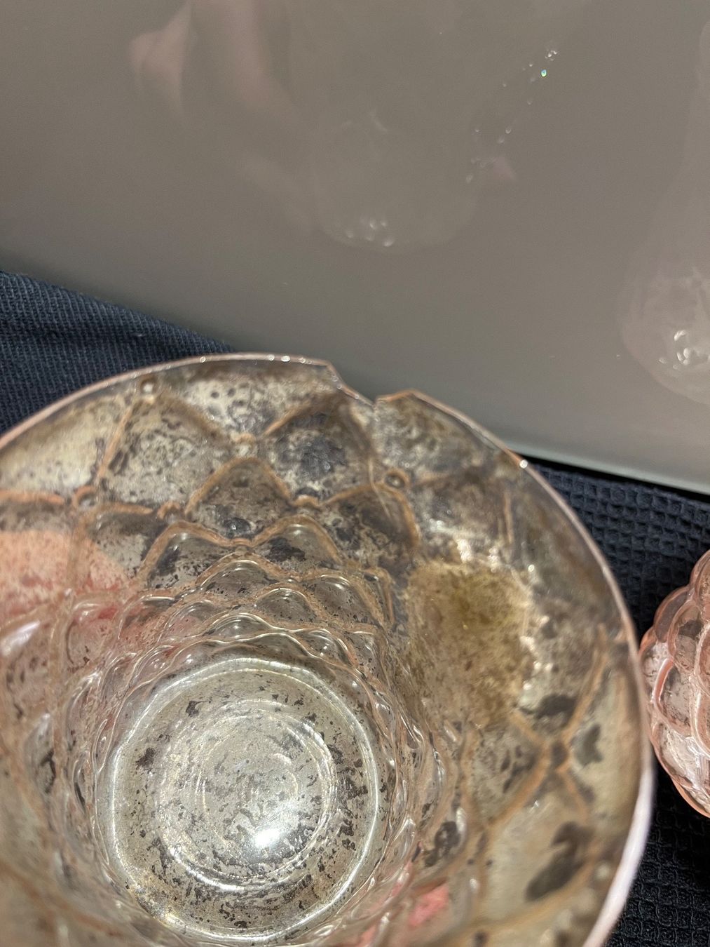 Portacandele: 3 Windlichter rosafarben mit Krone & Herzen – Usato da Küsnacht ZH venduto da ToddyGinger 4