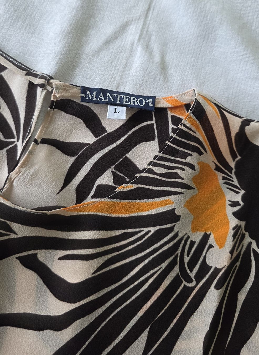 Blusen: Spezielle Seidenbluse von "MANTERO" Gr. L "NEU" – Neu (gemäss Beschreibung) aus Schneisingen von backstore24 8