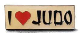 U784 - Pin I Like JUDO  /  Herz