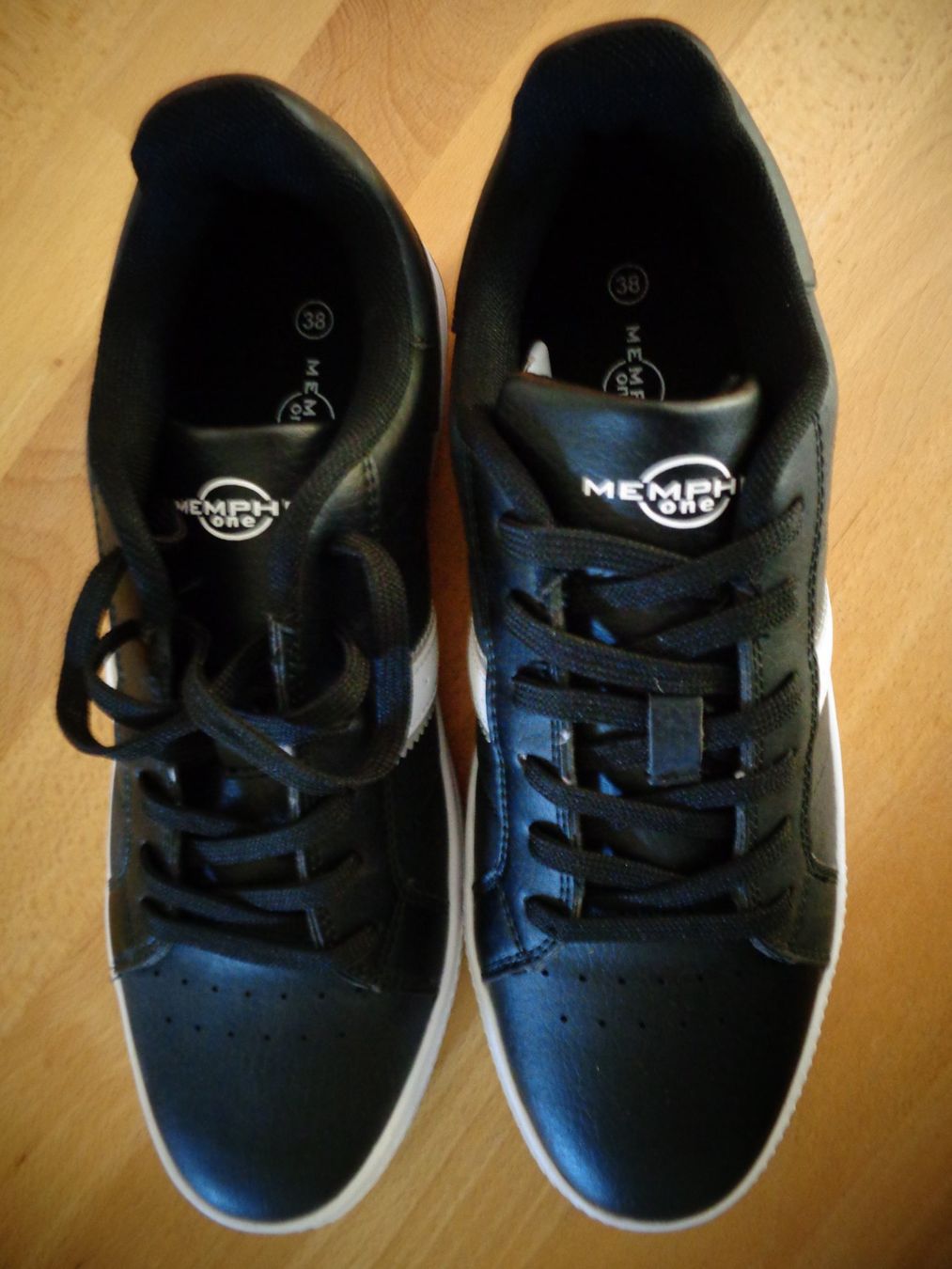 Schuhe für Jungen: Sneaker Lederlook Gr.38 schwarz Neu! – Neu (gemäss Beschreibung) aus Jonschwil von sonja8472 2