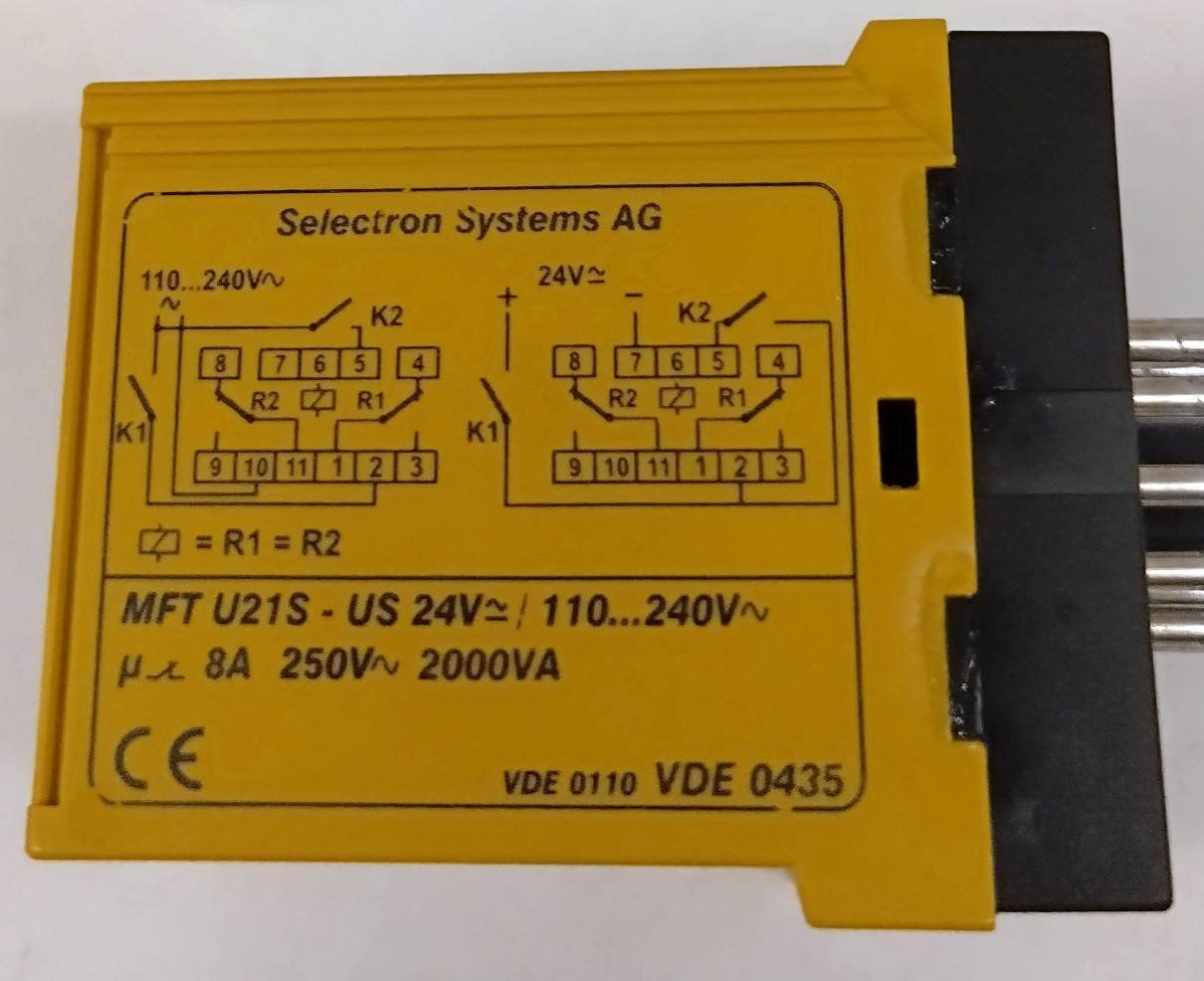 Componenti elettronici: Selectron Multifunktionsrelais MFT U21S – Nuovo e nell'imballaggio originale da Wilen b. Wollerau venduto da Slent 2