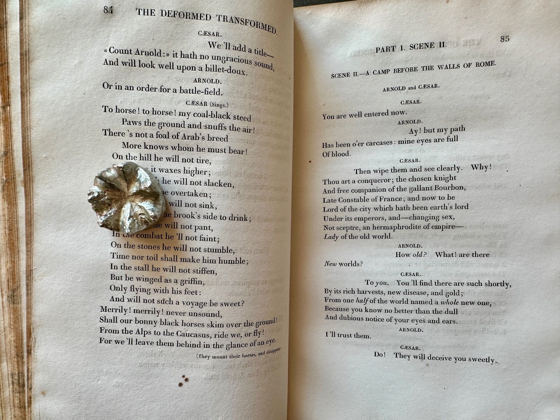 Libri: Lord Byron: Dramatic Pieces and Poems. VI. 1825 – Usato da Zürich venduto da allp 6