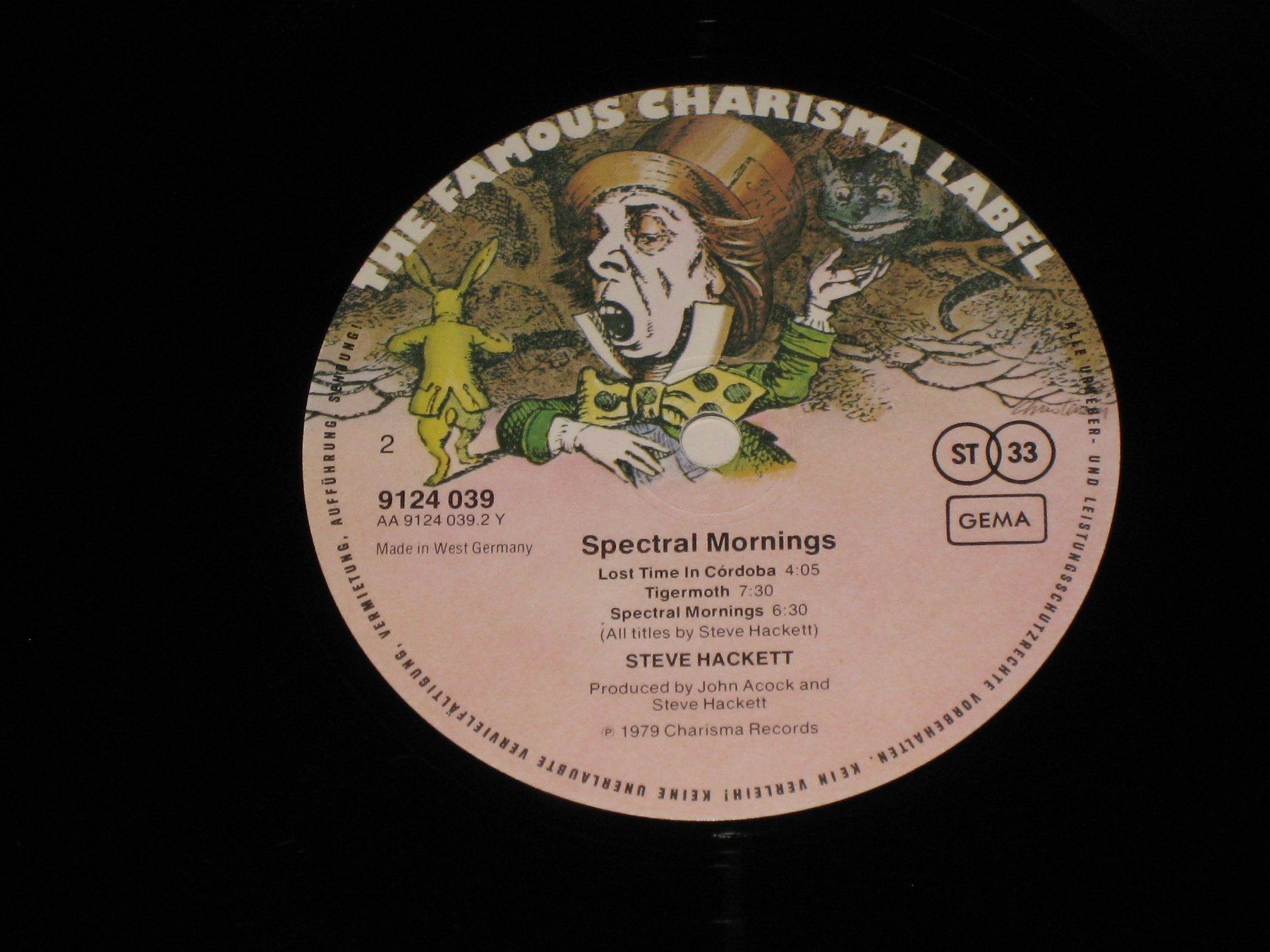 Vinyles: LP - STEVE HACKETT - SPECTRAL MORNINGS – D'occasion à Steckborn par Quo7 2