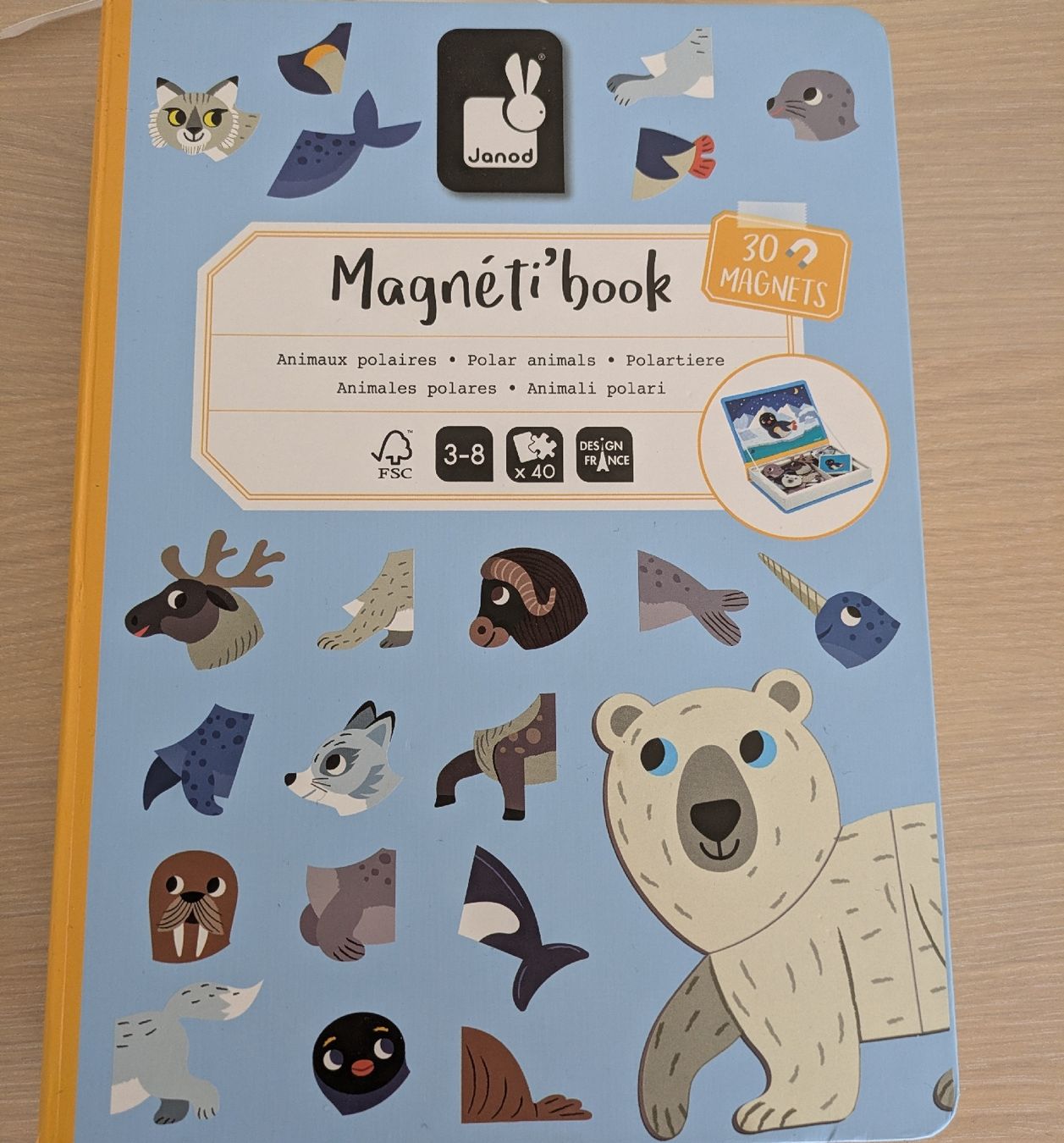 Libri: Janod Magnetbuch Polartiere – Usato da Kölliken venduto da mic_9n9d