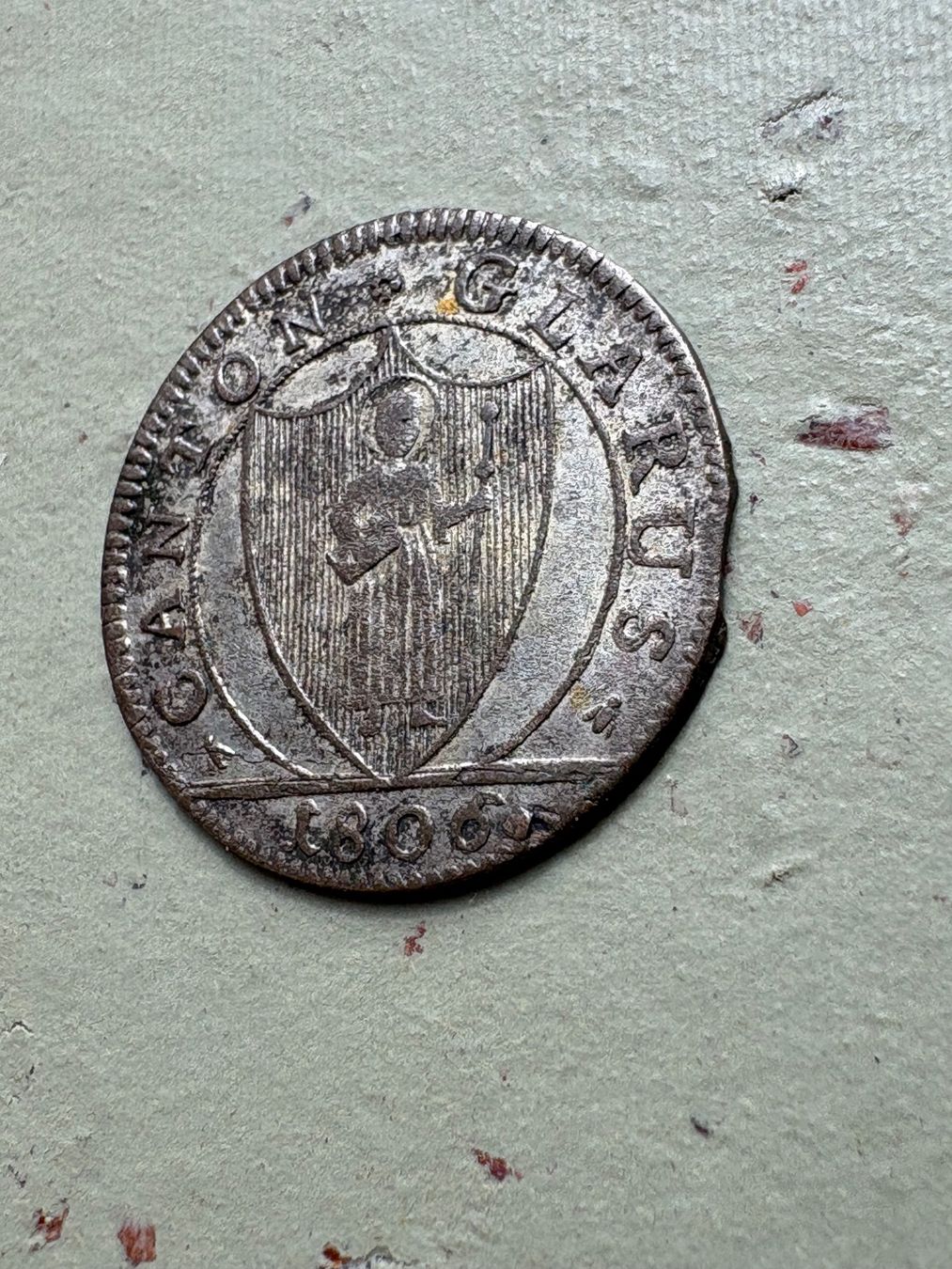 Alle Münzen: 9 Rappen Glarus Kantonsmünze – Gebraucht aus Zürich von mysilvercoin 5