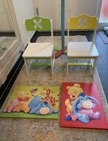 Set aus Holz Leinwand Winnieh Pooh Kleiderständer
