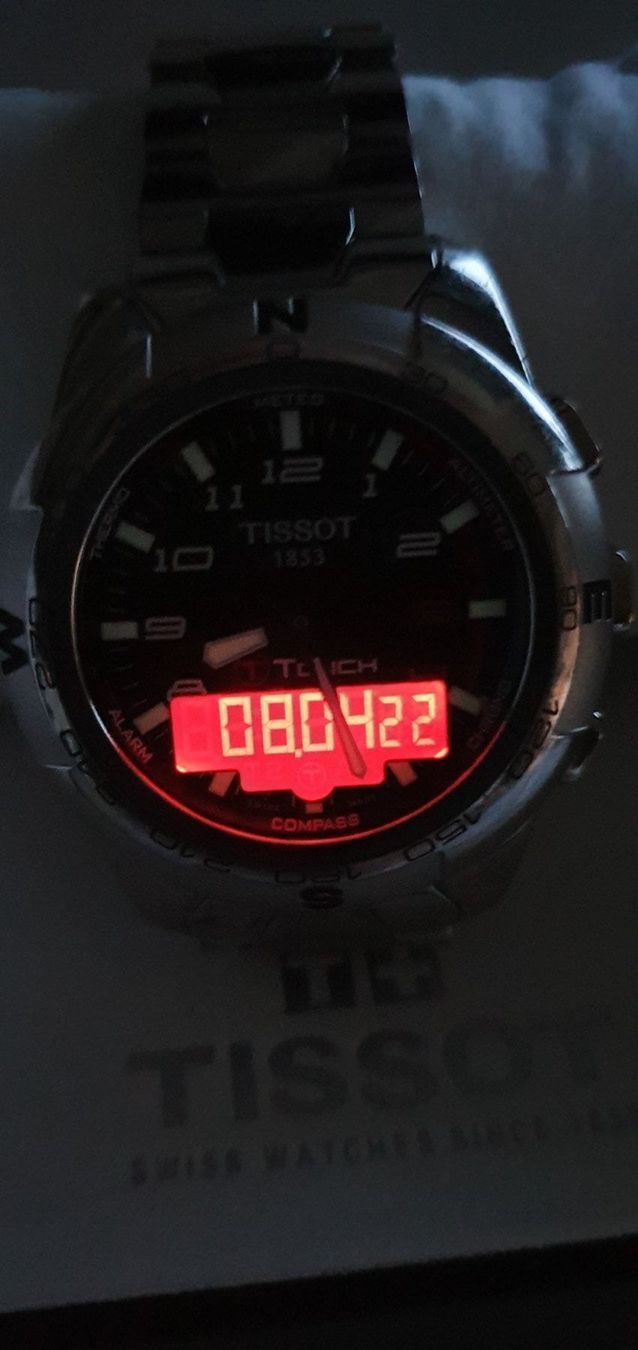 Tissot Orologi: Tissot Karbon T-Touch II Titanium - Touch-Screen Saphirglas – Usato da Hitzkirch venduto da enya2007 3