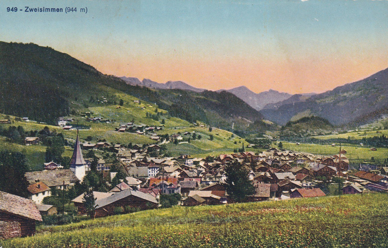 Cartoline postali: Zweisimmen N° 949 – Usato da Cormoret venduto da Pascalll2001