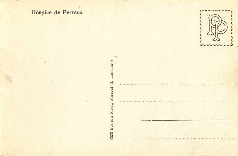 Cartoline postali: Perreux - Hospice de ... + c1915 – Usato da Emmenbrücke venduto da teestube 1