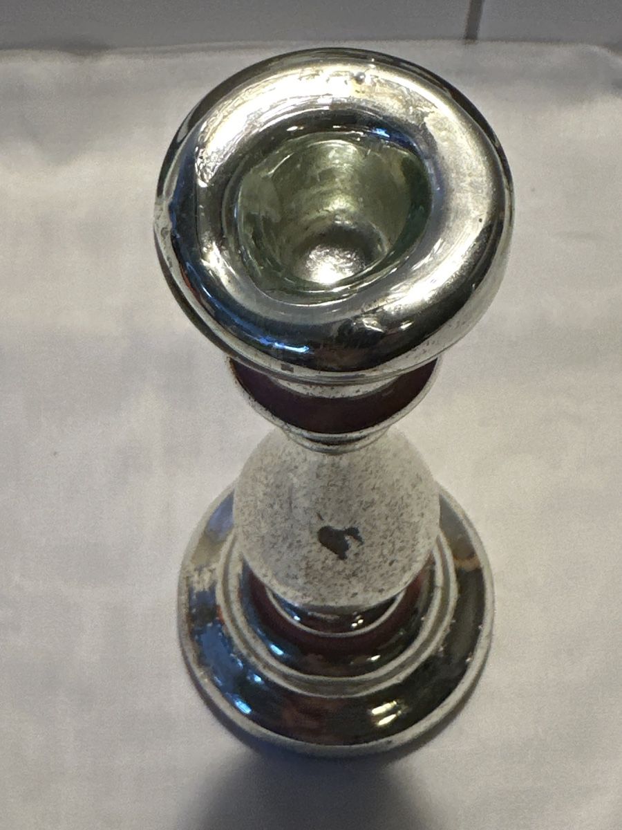 Portacandele: Silberner Kerzenständer, Vintage, 22cm Bauernsilber – Usato da Zürich venduto da Chaeffeler 1