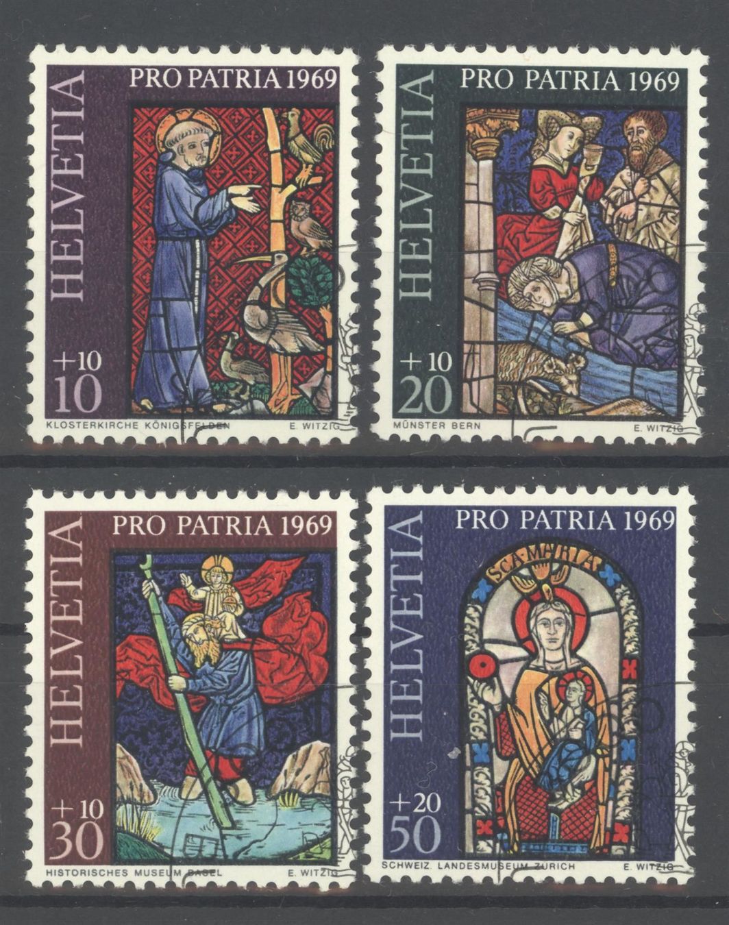 Tutti i francobolli: Pro Patria, 1969, ET, gummiert – Usato da Willisau venduto da Vollstempel