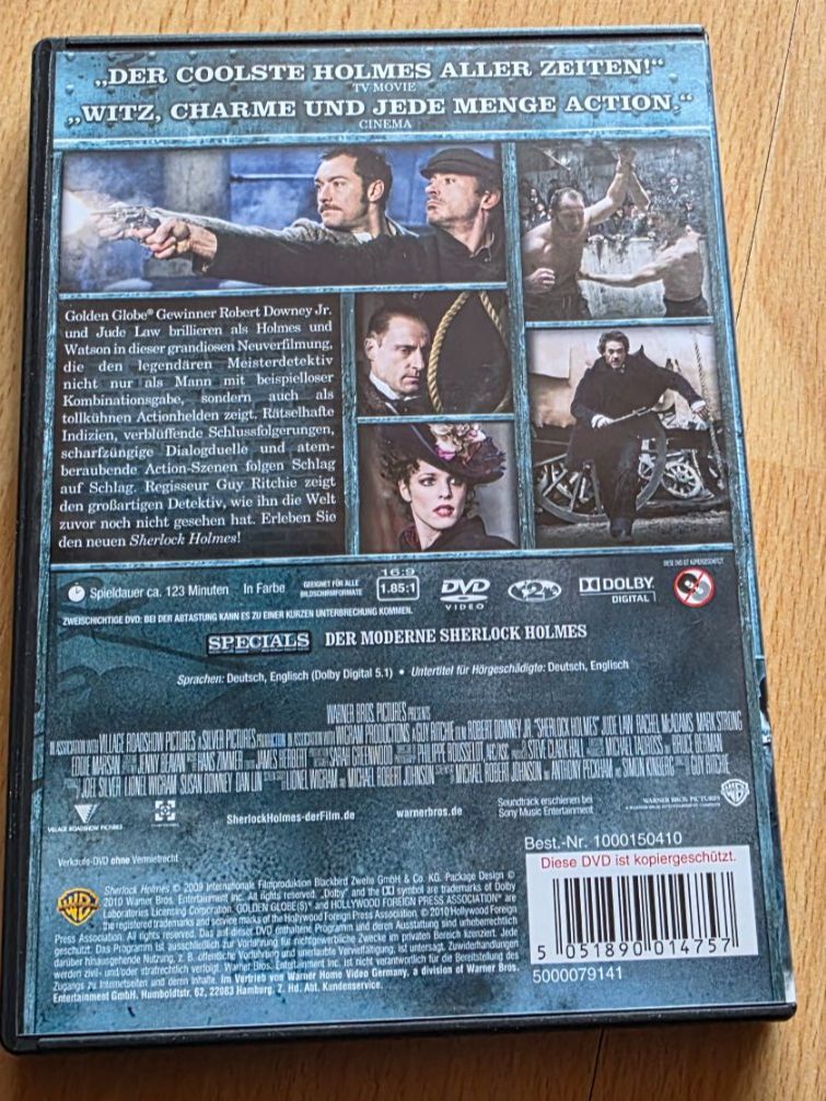 Alle DVDs: Sherlock Holmes DVD – Gebraucht aus Niederbipp von Tamara15101995 1