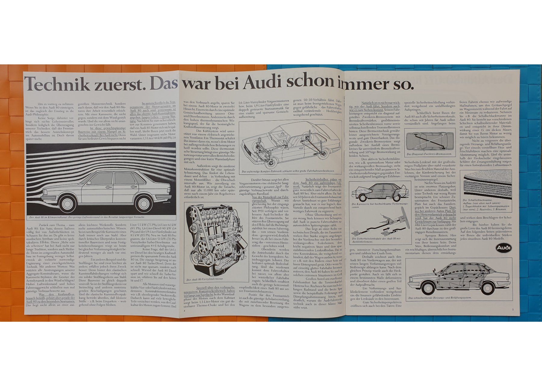 Riviste & Magazine: AUDI 80 1982 - Prospekt / Katalog – Nuovo (secondo la descrizione) da Viganello venduto da CARLiteratur 2