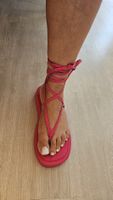 Pinke Public Desire Sandalen, Gr. 39, ungetragen