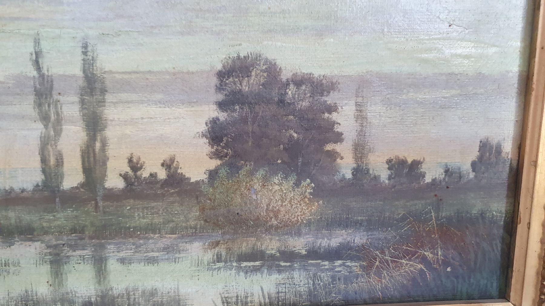 Tableaux: Gemälde mit Goldrahmen, Landschaftsmalerei – D'occasion à Meilen par DodoSchubi 2
