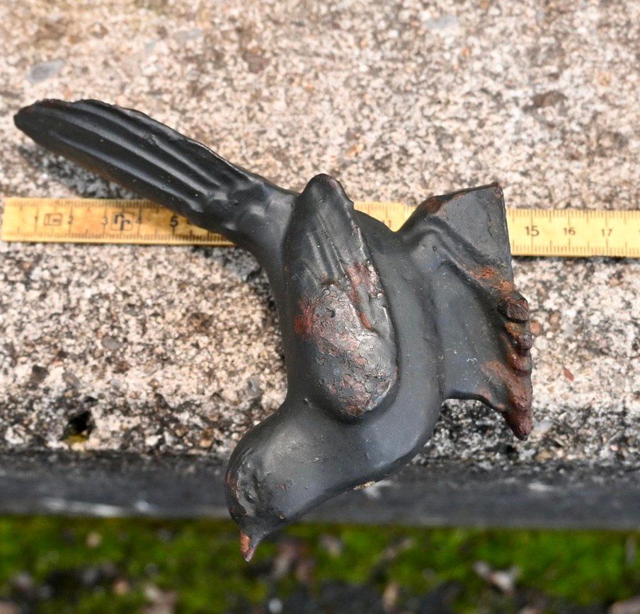 Figuren: alter GUSSEISEN Vogel gartenfigur etc A – Gebraucht aus Pfaffhausen von mono_rec 4