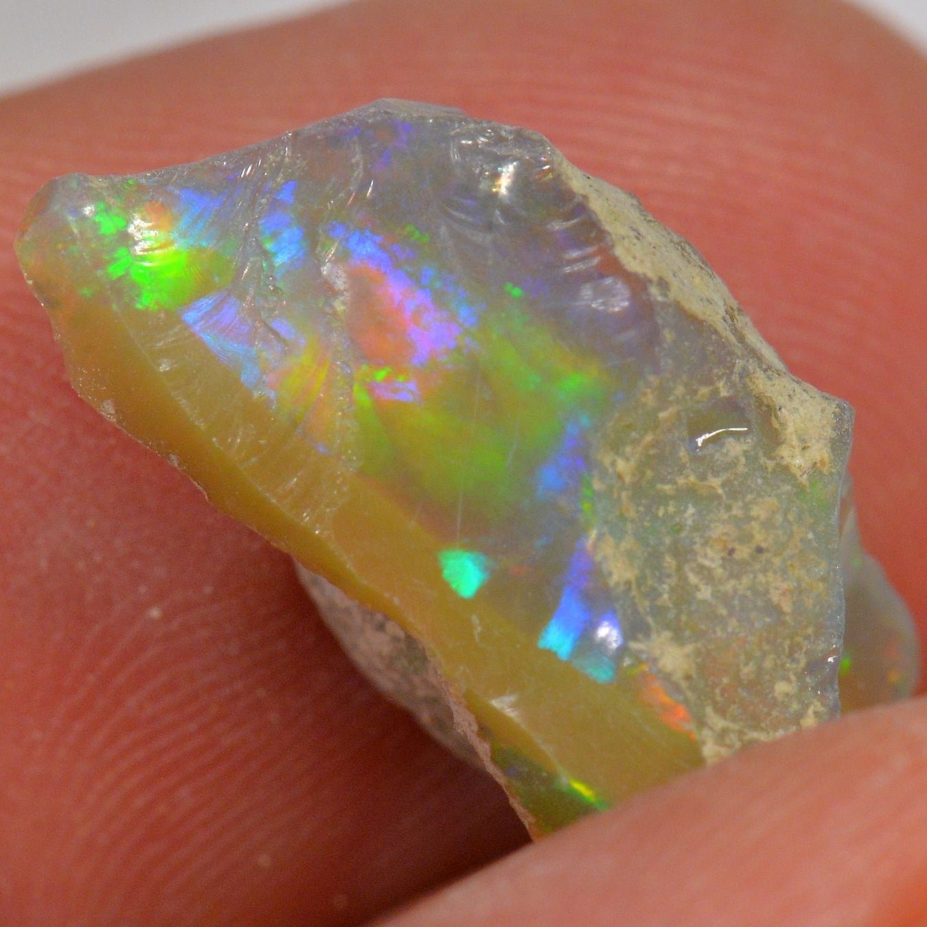 Edelsteine: 8.6 Karat - Roher Äthiopischer Welo Opal – Neu (gemäss Beschreibung) aus Rüti ZH von DeinOpal