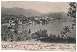 Lugano, generale, Ferrovia del Gottardo, gelaufen 1905