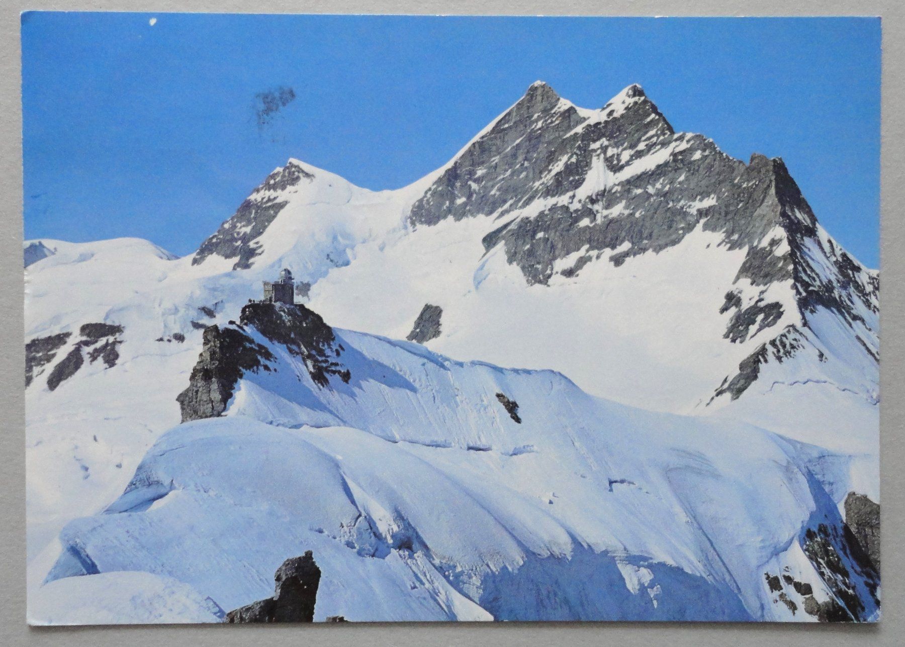 Cartoline postali: Jungfraujoch 3454 m, Sphinx mit Jungfrau – Usato da Fétigny venduto da Billy2miny