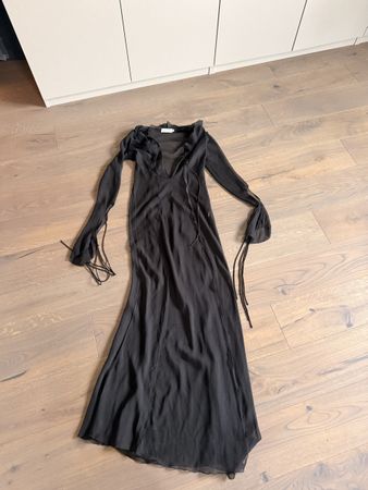 Kleid Rat & Boa schwarz transparent Grösse M guter Zustand