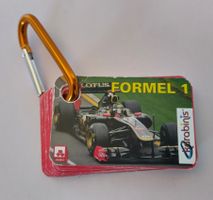 Auto Quartett Formel 1 mit Karabiner / 24 Karten / NGV